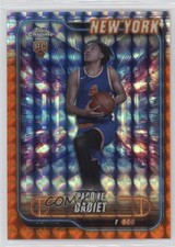 2024 Topps Chrome Orange Geometric Refractor /25 Pacome Dadiet Pacôme #172 1bi0