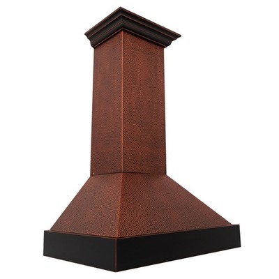 ZLINE 48'' DESIGNER WALL RANGE HAMMERED COPPER OIL RUBBED BRONZE 655-HBXXX-48