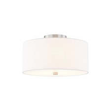 Justice Design Group FAB-9765-WHTE-NCKL - Ceiling Fixtures Indoor Lighting