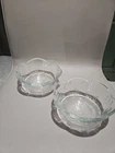 Vintage Anchor Hocking Clear Savannah Bowls Set of 2