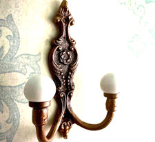 Antique Bronze Metal Wall Cast Iron Wall Hook Coat Hat Towel Hanging Heavy Duty