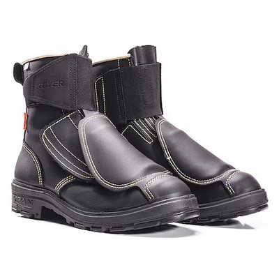 Royer 12002Xp-12 Men's 8-Inch Work Boot, 12, Aluminum Toe, 8 In H, Black,