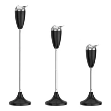 Floor Standing Ashtray w/Lid,Adjustable 21.5" - 35" Cigarette Ash Tray,Outdoo...