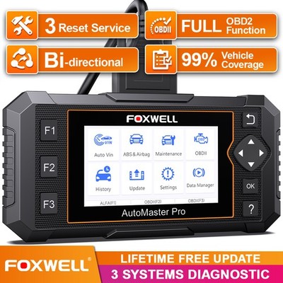 Foxwell NT650 Pro Auto Bidirectional OBD2 Scanner ABS SRS System Diagnostic Tool