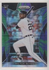 2019 Panini Prizm Tier III Purple & Green Hyper Prizm Victor Reyes #238 1u6