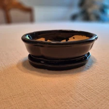 Bonsai Pot (6", black)