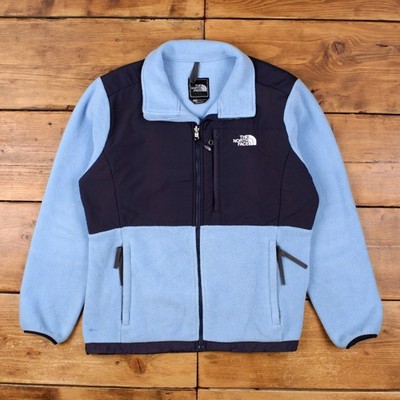 The North Face Denali Fleecejacke XL Damen Babyblau Wandern Outdoor Trail