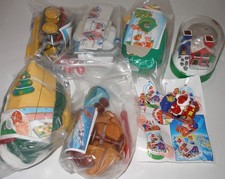 Satz Maxi Ei "Weihnachten" (2) aus Italien mit allen Bepackzetteln