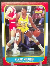 1986 Fleer #58 Clark Kellogg RC NM/NM+ X3227340