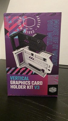 Cooler Master Universal Vertical GPU Mounting Kit + PCIE Gen4 Riser Cable