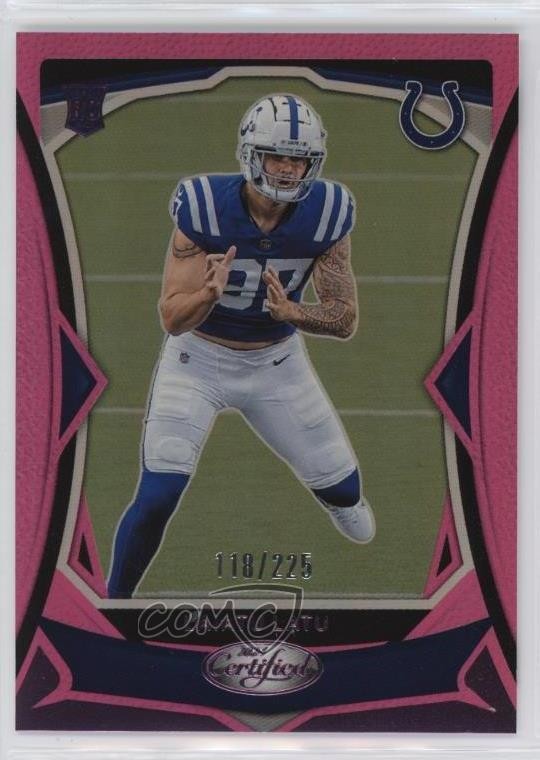 2024 Certified Rookies Pink Mirror 118/225 Laiatu Latu #111 Rookie RC 0ud4