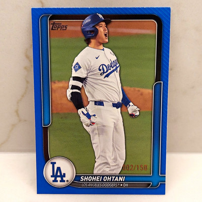 Topps 2026 Shohei Ohtani Los Angeles Dodgers #1 Blue Parallel 002/150 FLAGSHIP