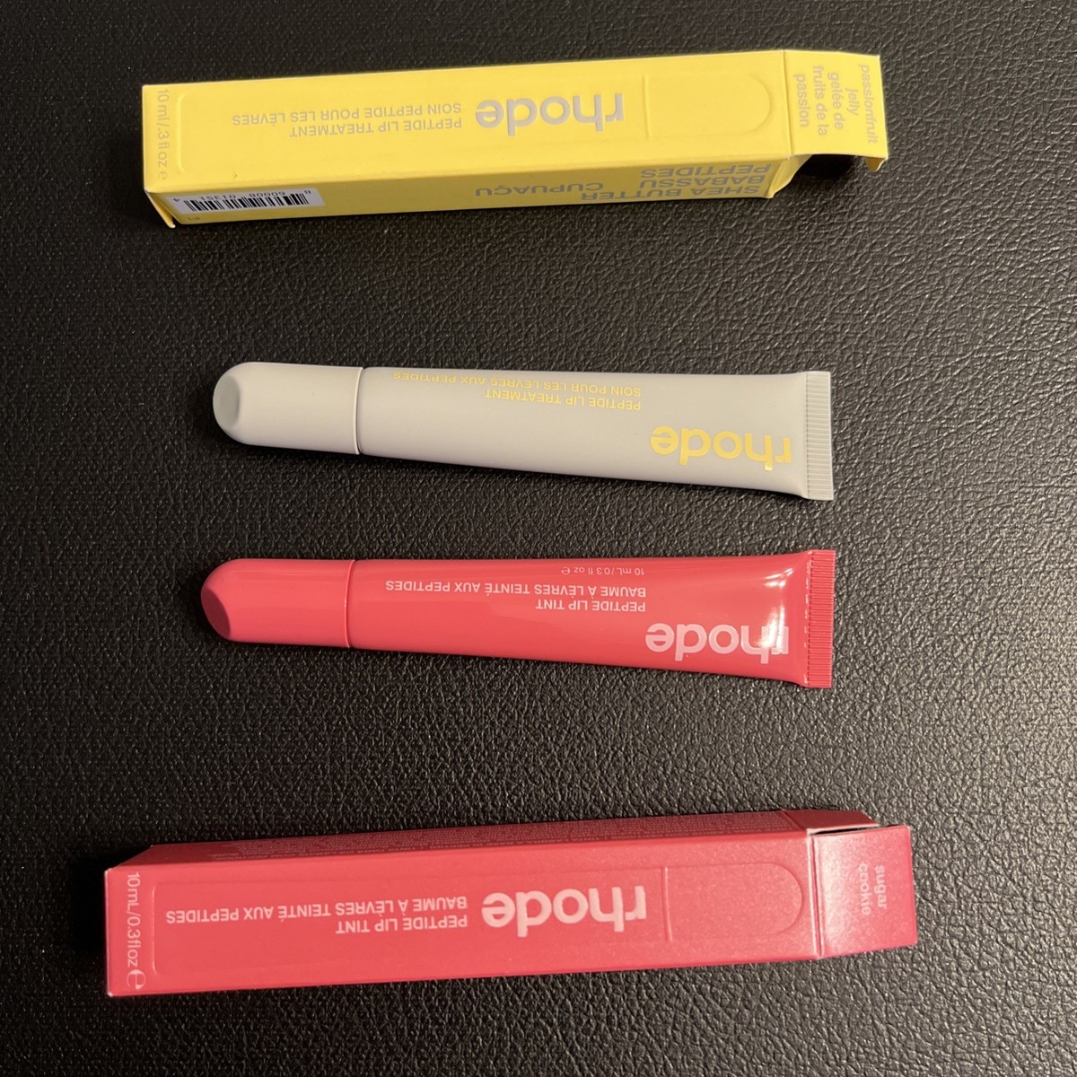 Rhode Passionfruit Jelly & Sugar Cookie Peptide Lip Tint Set