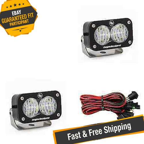 Baja Designs S2 Pro Black LED Auxiliary Light Pod Pair - Universal