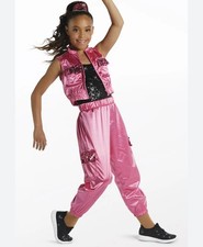 Weissman sz 6/7 I Love Me RN64830 Pink Black Cargo Pants Costume SC Size