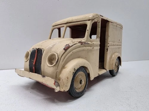 Kingsbury Divco Delivery Truck Wind Up Pressed Steel For Restoration Or Custom