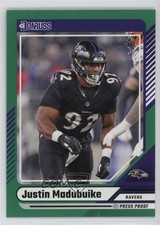 2024 Panini Donruss Green Press Proof Justin Madubuike #49 0v82