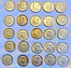$12.50 FACE Kennedy Half Dollars 40% Percent Silver Lot 1965-1969 FREE SHIPPING.
