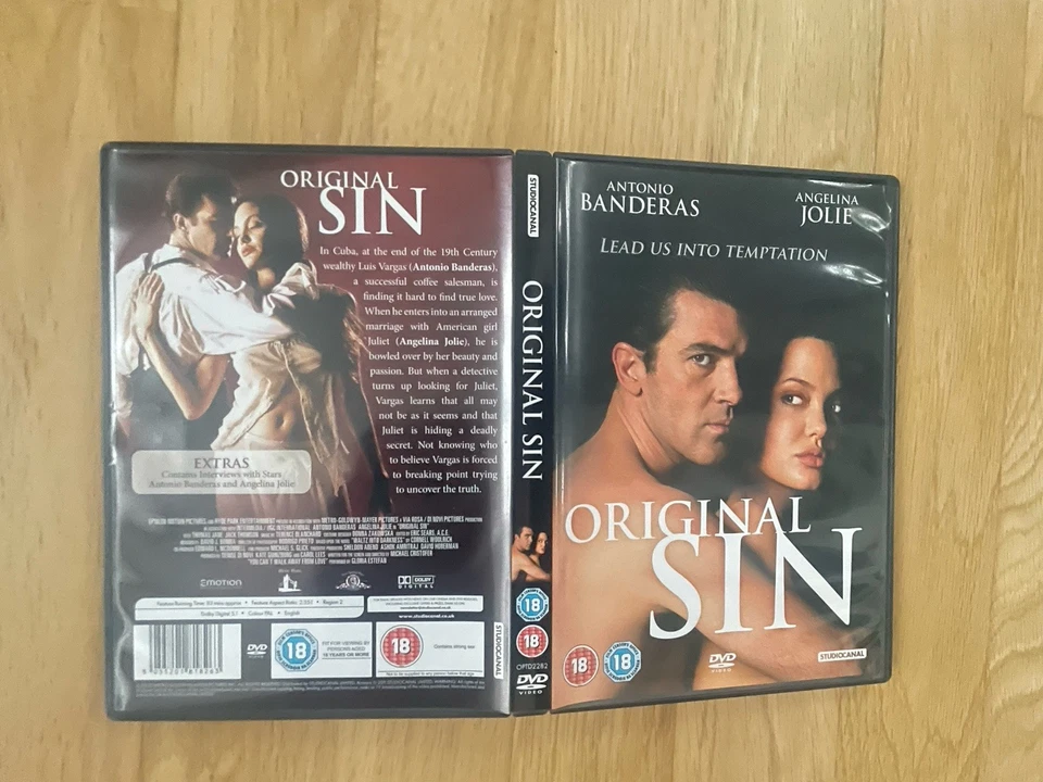 Original Sin (DVD) Rare U.K. Version - Image 3 of 3
