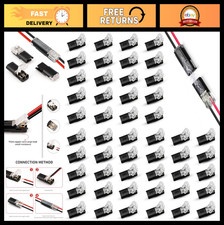 50 Pack Low Voltage 2 Pin Quick Splice Wire Connectors for LED Lighting  Home W