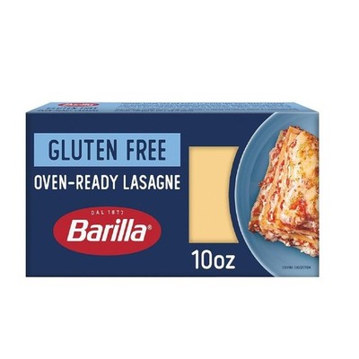 BARILLA Gluten Free Oven-Ready Lasagne, 10 Ounce 1 Box Fast Shipping