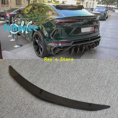 Real Carbon Fiber Rear Trunk Back Spoiler Wing For Lamborghini Urus MSY Style