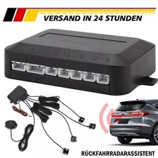 Einparkhilfe 4 Sensoren Universal Parksensor Kit mit Tonwarnung Rückwärtsradar