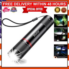 2000 Lumens Rechargeable LED Flashlight - Zoomable  Adjustable for Outdoors