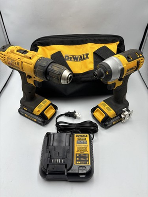 #ad DEWALT 20V MAX Cordless Drill and Impact Driver Power Tool Combo Kit Includes $149.00