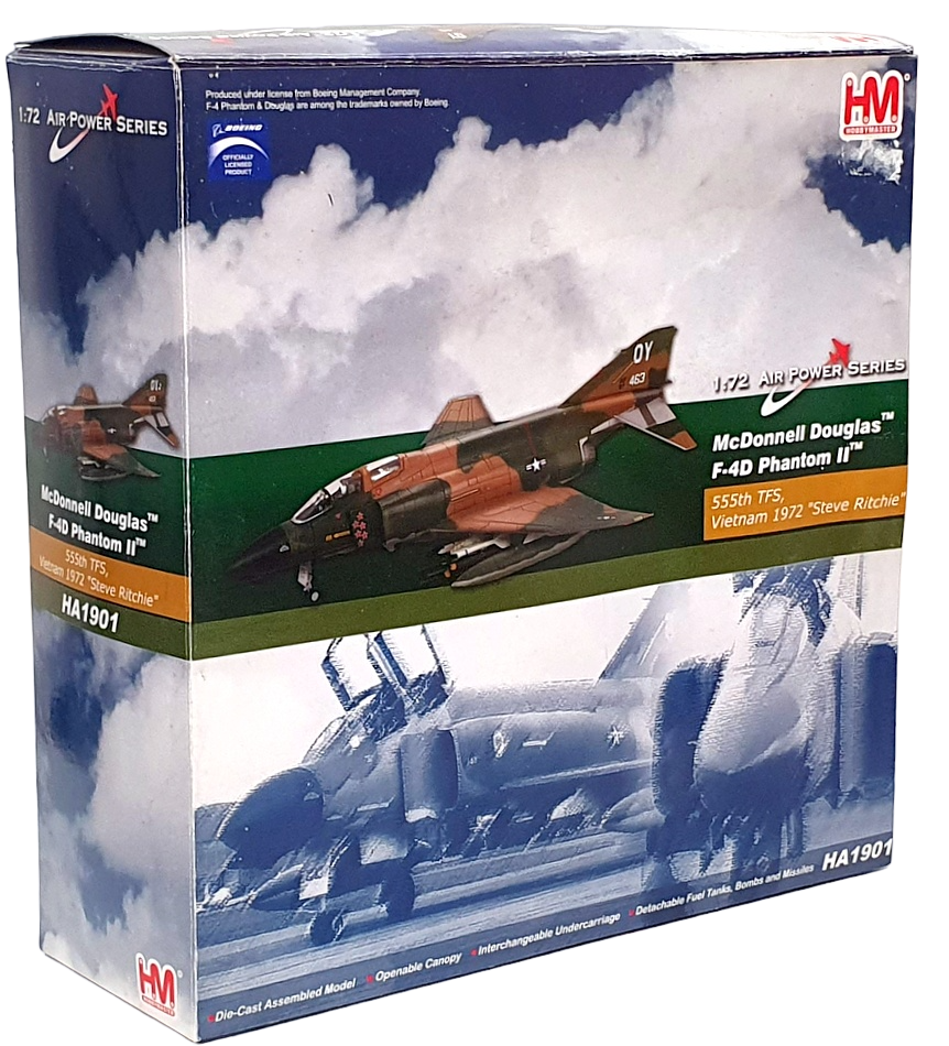 【現状品】HOBBY MASTER HA1901 F-4D PHANTOM Hobby Master 1/72 Scale HA1901 - McDonnell Douglas F-4D