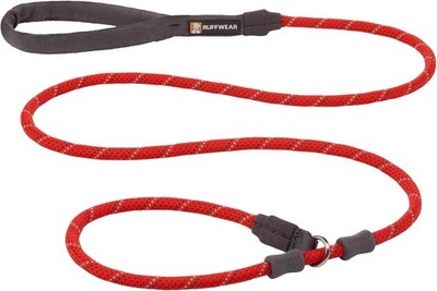 RUFFWEAR Just-a-Cinch 2-in-1-Hundeleine und Hundehalsband 1,5 m Red Surmac Rot