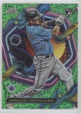 2023 Cosmic Chrome Green Space Dust Refractor /75 Jordan Groshans #182 Rookie RC