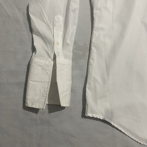 Christian Dior Monsieur Le Cachet De Dior Vintage White Shirt Men’s 17.5-35 - Picture 4 of 7