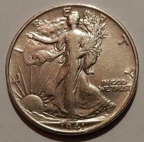 1941 Walking Liberty Half Dollar