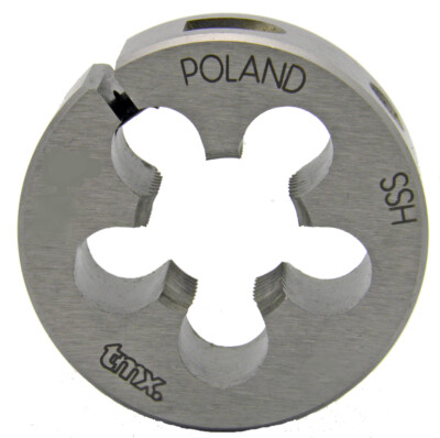 1-1/8''-12 Threading Round High Speed Steel Die 2.5'' Outside Diameter