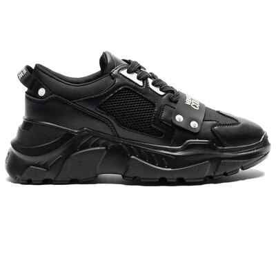 VERSACE JEANS COUTURE FONDO SPEEDTRACK 75YA3SC4 BLACK SNEAKERS | eBay