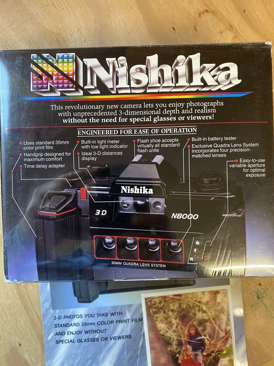 nishika n8000 35mm 3-d camera, twin light 3010, carrying nishika n8000 35mm 3-d camera, twin light 3010, carrying