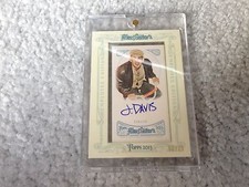 2013 Topps Allen Ginter James Davis Framed Employee Mini Auto EA-JD 6/10