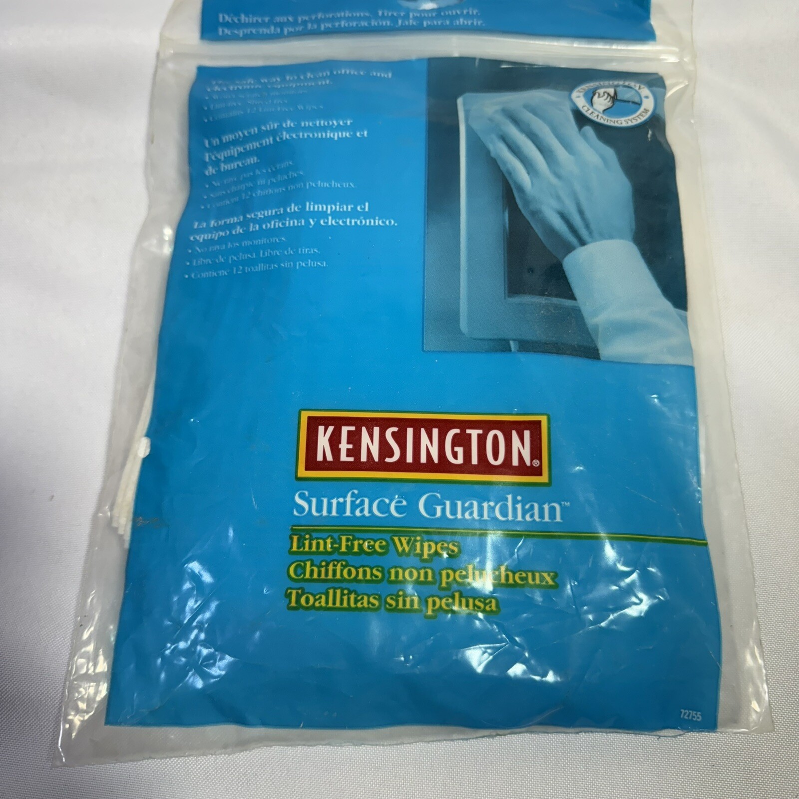 Unopened Kensington Surface Guardian Lint Free Wipes 1 Pack