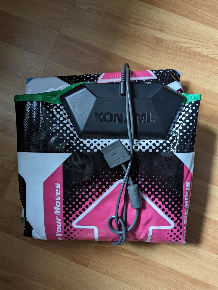 Official Konami Wired PlayStation PS1 & PS2 DDR Dance Pad Mat - Image 2 of 3