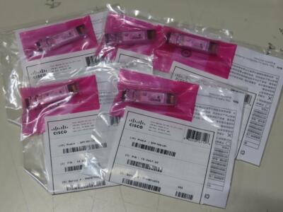 (Lots of 5) Cisco 10-2457-02 10GBase-LR SFP+ Transceiver Modules 10 Gbps