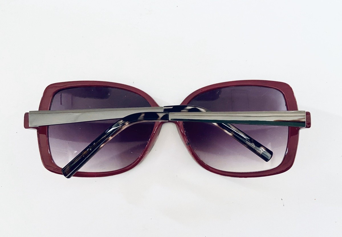 Ann Taylor Tortoiseshell Frame Sunglasses with Purple Gradient Lenses Ann Taylor ATP926 Square Sunglasses | EyeOns.com main image 2