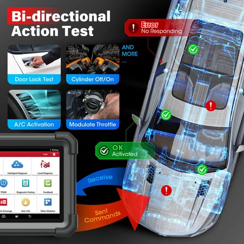 Launch X431 IMMO PLUS Key Programmierer OBD2 Scanner Alle System Diagnosegerät - Bild 9 von 22