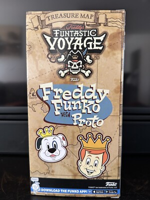 Funko Wacky Wobbler Pirate Freddy Funko with Proto 2024 SDCC Box