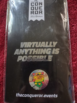 The Conqueror Virtual Challenge Medal Flower Route Netherlands  New Free Ship