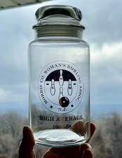Vtg 1987 Women's Bowling Assoc. Morris Co. NJ High Average  40 oz Mason Jar
