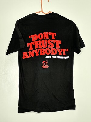 NWT Vintage WWF Stone Cold Steve Austin 3:16 Snake Dont Trust