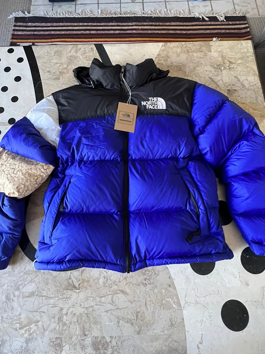 EUC The North Face Nuptse Retro 1996 Men's Blue Custom Puffer 700 Down  Jacket M | eBay
