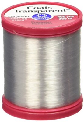 Coats Thread & Zippers S995-9900 Transparent Polyester Thread 400 Yard Clear