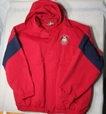 Giacca a vela navigatore rosso equipaggio OUTER BANKS con cappuccio XXL Rito Scozzese 75° Ann